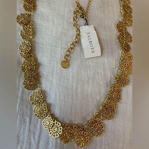 Talbots Flower‎ Galore Necklace New